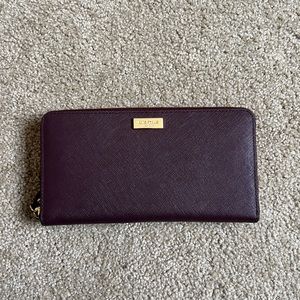 Kate Spade Wallet - Wine color